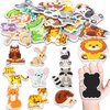 20PCS Fridge Magnets for Kids Animals Refrigerator Magnets for Toddlers 1-3 Rubber Fridge Magnets Baby Educational Magnetic Children Gift Learning Toy Safe Full Back Magnets for Kids Whiteboard