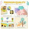 Wooden Activity Cube Montessori Toys for 1 2 3 Year Old Baby Toys 12 Months Toddlers 1-3 Birthday Gift Boys Girls Sensory Interactive Learning Toys