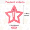 Isslly 30PCS Cute Star Hair Clips for Women, Pink Metal Star Hair Snap Barrettes, Non Slip Hair Accessories for Women, Girls for Daily Use, Parties