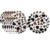 Brown Cow Print Birthday Party Supplies, Include 20 Brown Cow Print Plates and 20 Brown Cow Print Napkins, for Brown Cow Print Theme Birthday Party Decorations