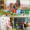 ITEFDTUTNE Magnetic Blocks - 48PCS Magnets Building Blocks World Set for Kids Ages 3-5 5-7 8-12, Magnetic Tiles Magnetic Blocks Games Preschool Toys for 3 4 5 6 7 8 Year Old Girls Boys Gifts