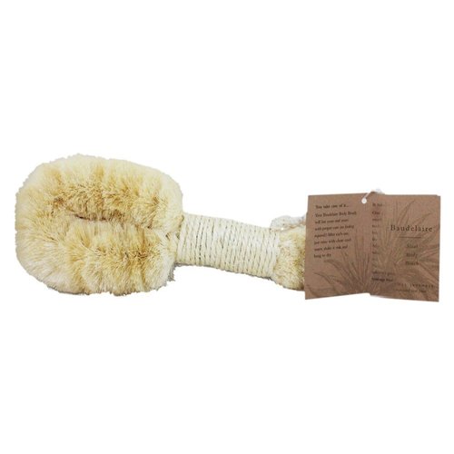 Baudelaire Bath Accessories Sisal Bath Brush 9" (a)