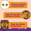 JOYIN 36 PCS Make-a-face Sticker Sheets Make Your Own Halloween Characters Mix and Match Sticker Sheets with Vampire, Witch, Frankenstein, Ghost and more Halloween Kids Party Favor Supplies Craft