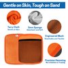 4pcs Sand Wipe Off Mitts, Parent-Child Beach Sand Remover Gloves, Skin-Friendly Beach Sand Cleaner, Microfiber Quick Sand Wipe Towel for Summer Vacation Beach Must Haves