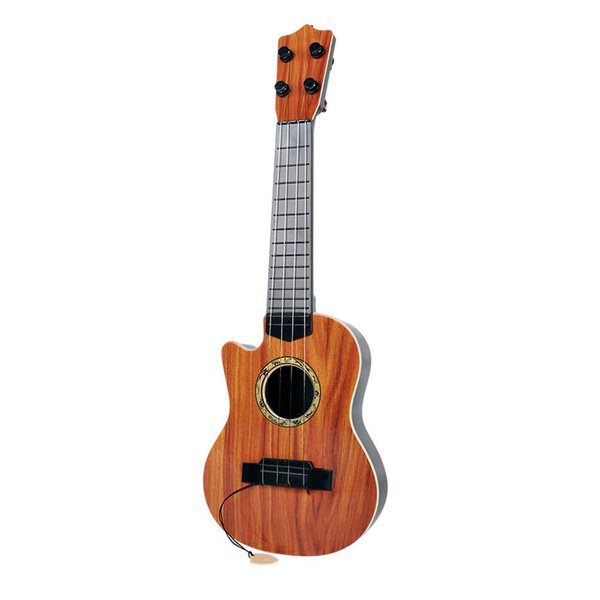 STOBOK 17 Inch Kids Guitar Toys Mini Ukulele Guitar 4 Strings Musical Instrument for Kids Beginners Adults Early Educational Learning Toys