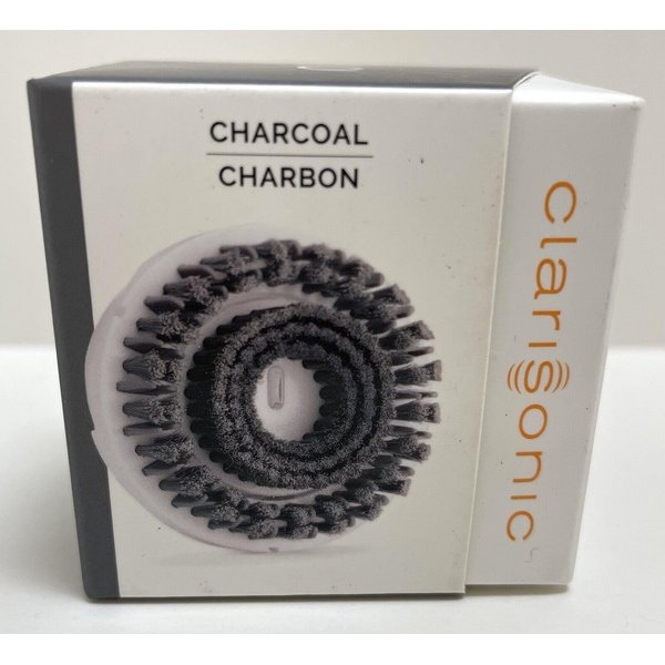 Charcoal Facial Cleansing Brush Head Replacement Compatible with Clarisonic