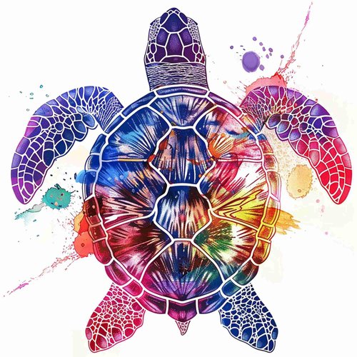 Dopetattoo Children Tattoo Design 6 Sheets Temporary Tattoos Sea Turtles Colored Temporary tattoo Neck Arm Chest for Women Men