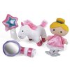 Baby GUND Play Soft Collection, Princess Castle 5-Piece Plush Playset with Rattle, Squeaker and Crinkle Plush Toys, Sensory Toy for Babies and Newborns, 7”