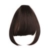 Vivica A Fox Collection Snap Bang Front Human Hair Extensions, Color 4, 0.7 Ounce