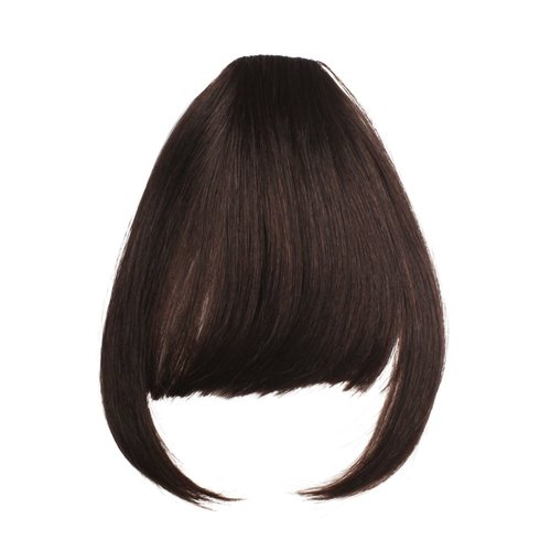 Vivica A Fox Collection Snap Bang Front Human Hair Extensions, Color 4, 0.7 Ounce