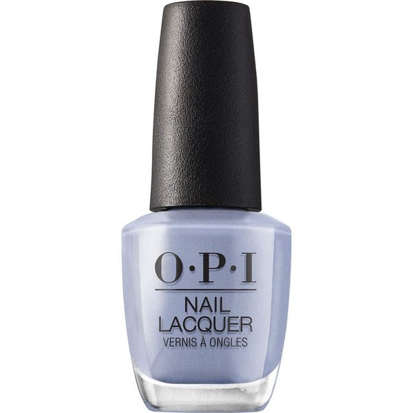 OPI Nail Lacquer, Check Out the Old Geysirs, Blue Nail Polish, Iceland Collection, 0.5 fl oz