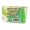 Primal Elements Glycerin Bar Soap | Helps All Skin Types, Sensitive, Oily & Dry Skin | NO PARABENS, VEGAN, GLUTEN FREE, 100% VEGETABLE BASE - (Lemongrass & Cranberry Seeds)