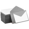 Mini Envelopes Silver 4" x 2.75" Gift Card Envelopes. Easy-Seal Business Card/Gift Card Envelopes (140 Pack with Cards)