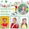 100 Pieces Bean Sprout Hair Clips,Mixed Style Plant Hairpins,Funny Plant Hairpins Hair Accessories for Women,Girls,Kids,Home Party,School