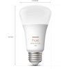 Philips Hue Smart 60W A19 LED Bulb - White and Color Ambiance Color-Changing Light - 1 Pack - 800LM - E26 - Indoor - Control with Hue App - Works with Alexa, Google Assistant and Apple Homekit