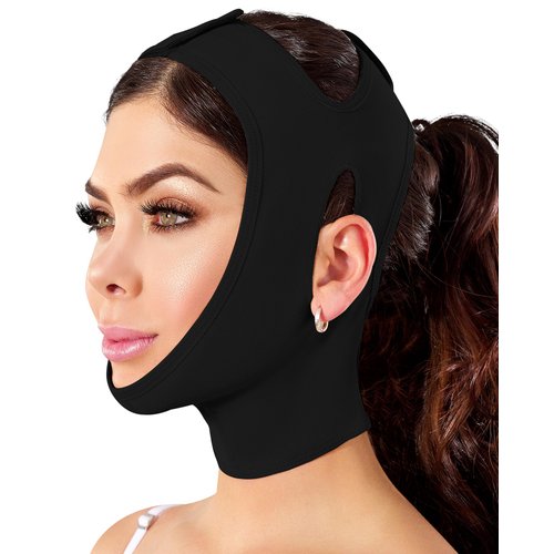 Shape Concept Chin Strap Support Band Neck Bandage Face Chin High Compression