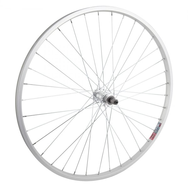 Wheel Master Rear Bicycle Wheel 26 x 1.5 36H, Alloy, Quick Release, Silver