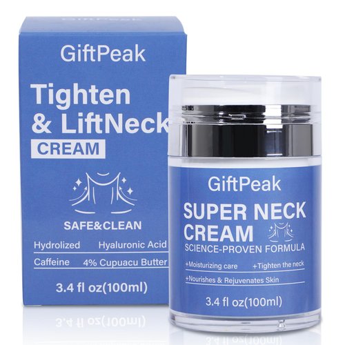 Neck Firming Cream, Retinol & Hyaluronic Acid Cream, Neck Collagen Creams for Tightening and Anti-Aging Neck Cream, Day & Night Anti-Wrinkle Cream for Women & Men- Firming, Hydrating Face Cream, 3.4oz