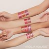 VIOLA HOUSE Lipgloss Glitter, Lipgloss Glossy Liquid Lipstick, Glossy Lipgloss Shimmering finish on the lips.5ML (crystal)