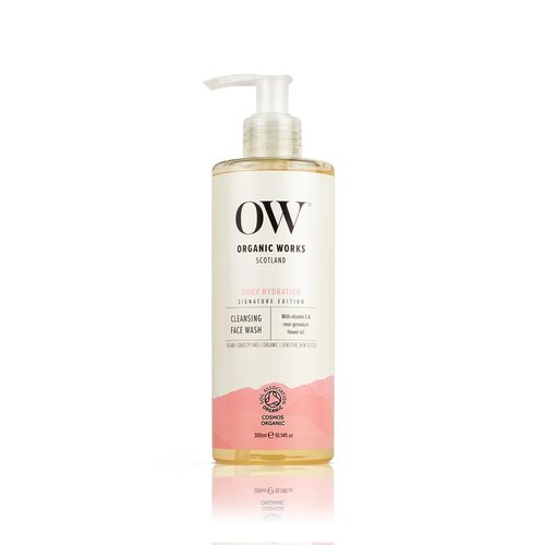 Organic Works Daily Hydration Cleansing Face Wash for Unisex - 10.14 oz Face Wash