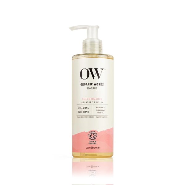 Organic Works Daily Hydration Cleansing Face Wash for Unisex - 10.14 oz Face Wash
