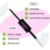 LAUBESS Lash Bond and Seal Lash Glue Waterproof Long Lasting Eyelash Bond and Seal 10ml DIY Lash Extension Kit Eyelash Glue Lash Clusters Kit Lash Extension Glue 5ml+5ml