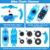 focopot Bike Chain Cleaner Kit Including Chain Oil Lubricant,Bike Chain Degreaser,Chain Scrubber and Bicycle Cleaning Brush Tools for Mountain/MT/Road/BMX Bike