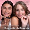 MCoBeauty Brighten & Perfect Cream Concealer, 1 Light Fair, Brightening Coverage for Flawless Complexion, Vegan, Cruelty Free Cosmetics