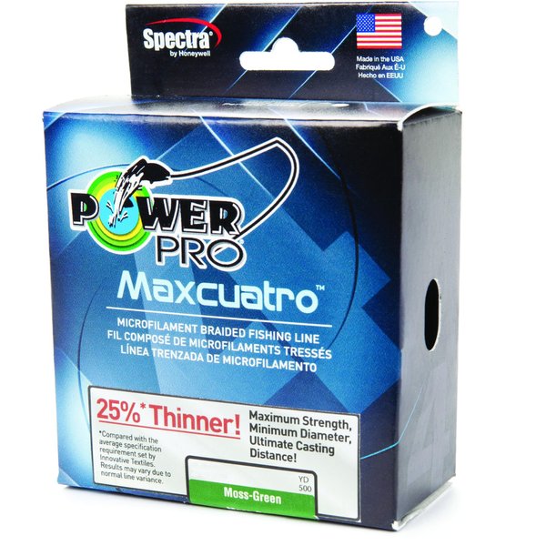 POWER PRO 33401000500E Fishing Line, 100 lb/500 yd, Green