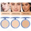 Oil Control Face Pressed Powder, Matte Smooth Flawless Setting, Waterproof Long Lasting Finishing Powder, Cruelty Free, Lightweight, 0.35 oz (CLASSIC IVORY, A)