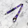 Desert Cactus Williams College Lanyard Ephs Car Keys ID Badge Holder Keychain Detachable Breakaway Snap Buckle (Purple)