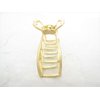 Generic Gold map metal hair claw clip jaw clip