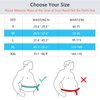 FREETOO Back Braces for Lower Back Pain Relief with 6 Stays, Breathable Back Support Belt for Men/Women for work , Anti-skid lumbar support belt with 16-hole Mesh for sciatica(L)