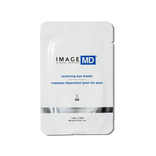IMAGE Skincare, IMAGE MD Restoring Eye Masks, Hydrating Hydro-Gel Under Eye Masks, Visibly Firms and Hydrates with Triple Hyaluronic Acid, 1 pair