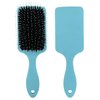 Nora Ross Boar Bristle & Nylon Paddle Hair Brush for Women with Fine, Thin & Thick Hair | Detangling, Shine Enhancing Hair Brush (Black)