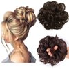 Messy Bun Hair Piece Thick Updo Scrunchies Synthetic Hair Extensions Ponytail Hair Wig Hairpiece Medium Brown