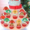 36 PCS Ugly Sweater Cupcake Toppers Merry Christmas Cupcake Picks Ugly Sweater Party Decorations for Christmas Ugly Sweater Theme Xmas Holiday Baby Shower Birthday Party Cake Decorations Supplies