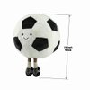 XIYUAN 13.7 inch Stuffed Sports Balls Toy Creative Football Doll Fun Cute Plush Doll Toy Plush Stuffed Spherical Soft Toys Sports Throw Pillow CushionKids Gift(Football)