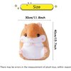 Hgplvxj Hamster Plush Toy, Hamster Stuffed Animal Plush Pillow Birthday Xmas Gift for Kids (Brown 15.7''x11.8'')