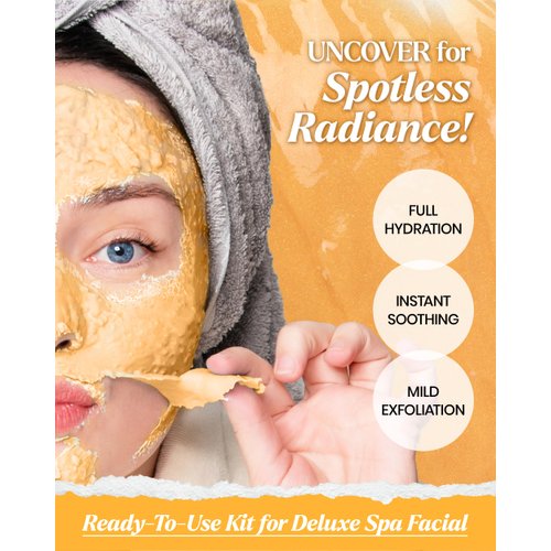 LINDSAY Luxury Magic Modeling Cup Pack | Organic Gel Face Mask Skincare | Hydrating & Deep Pore Cleansing Mask | Modeling Pack Facial Mask | Korean Skin Care Mask (Gold, 5.18 Fl. Oz)