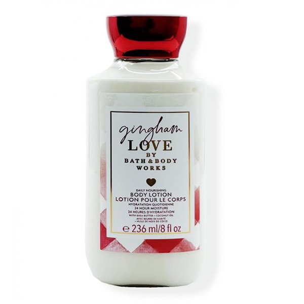 Bath and Body Works Gingham Love Super Smooth Body Lotion Sets Gift For Women 8 Oz (Gingham Love)
