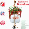 Bonka Bird Toys 2563 Christmas Purse Medium Parrot Festive Chew Cage Toy, Cockatiel, Parakeet, Conure, and Similar Breeds