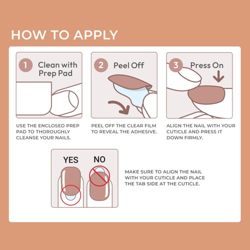 KISS imPRESS No Glue Mani Press-On Nails, Color, Flare', Medium Neutral, Medium Size, Coffin Shape, Includes 30 Nails, Prep Pad, Instructions Sheet, 1 Manicure Stick, 1 Mini File