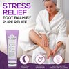 Pure Relief Relaxing Foot Lotion Moisturizer Cream For Dry Feet – Lavender Foot Care Cream W/Shea Butter, Aloe, & Coconut Oil – Foot Repair & Sleep Cream W/Soothing Scent, Pedicure Supplies, 8 Oz