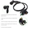GY6 Starter Solenoid ATV Ignition Coil 6 Pin CDI Box DC 4 Pin Rectifier Spark Plug Set for tao tao 50cc 70cc 90cc 110cc 125cc 150cc Moped ATV Scooter Pit Bike Go Kart