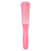 Rizos Curls Detangling Flexi Brush, Detangle Curly, Coily & Kinky Curls, Shower Brush, Reduce Hair Loss & Breakage, Distribute Product and Add Shine, Pink