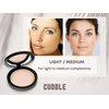 Mineral Dual Powder in Cuddle (Light/Medium) | 4-in-1 Pressed Mineral Foundation with SPF 15 for Flawless Glow & Soft Looking Skin | Oil Free, Talc Free, Gluten Free | 0.45 Oz | by Mommy Makeup
