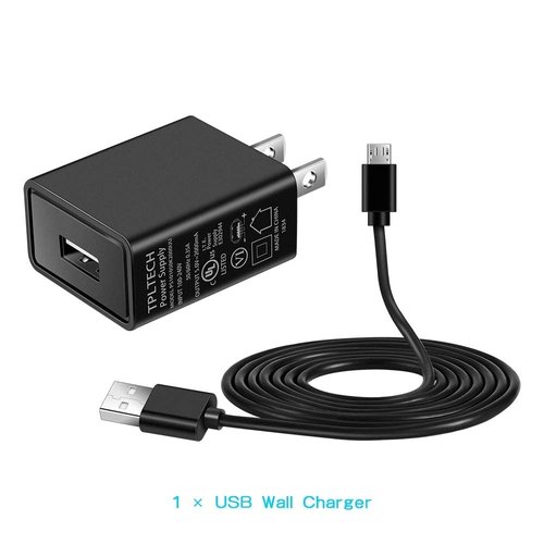 [UL Listed] Phone Charger Adapter Wall Charger 5ft USB Cable Compatible with Kyocera E4233 DuraPlus, Cadence LTE s2720 /Brigadier/Rally S1370 / Kona/Hydro Air 5Ft Micro USB Charging Port