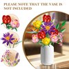 CUBIMANA Flowers Bouquet Building Set - Rose Flower Botanical Building Blocks Toy, Valentines Mothers Day Birthdays Gifts, Artificial Flowers Home Office Decor, Gifts for Adults Kids Girls Ages 8+