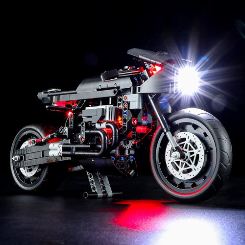BRIKSMAX Led Lighting Kit for LEGO-42155 The Batman – BATCYCLE - Compatible with Lego Technic Building Blocks Model- Not Include Lego Set